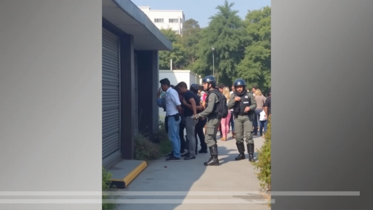 A operação policial e os confrontos