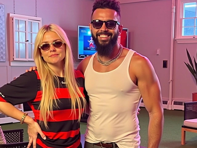 DJ Dennis presenteia Zara Larsson com camiseta do Flamengo no Rock in Rio