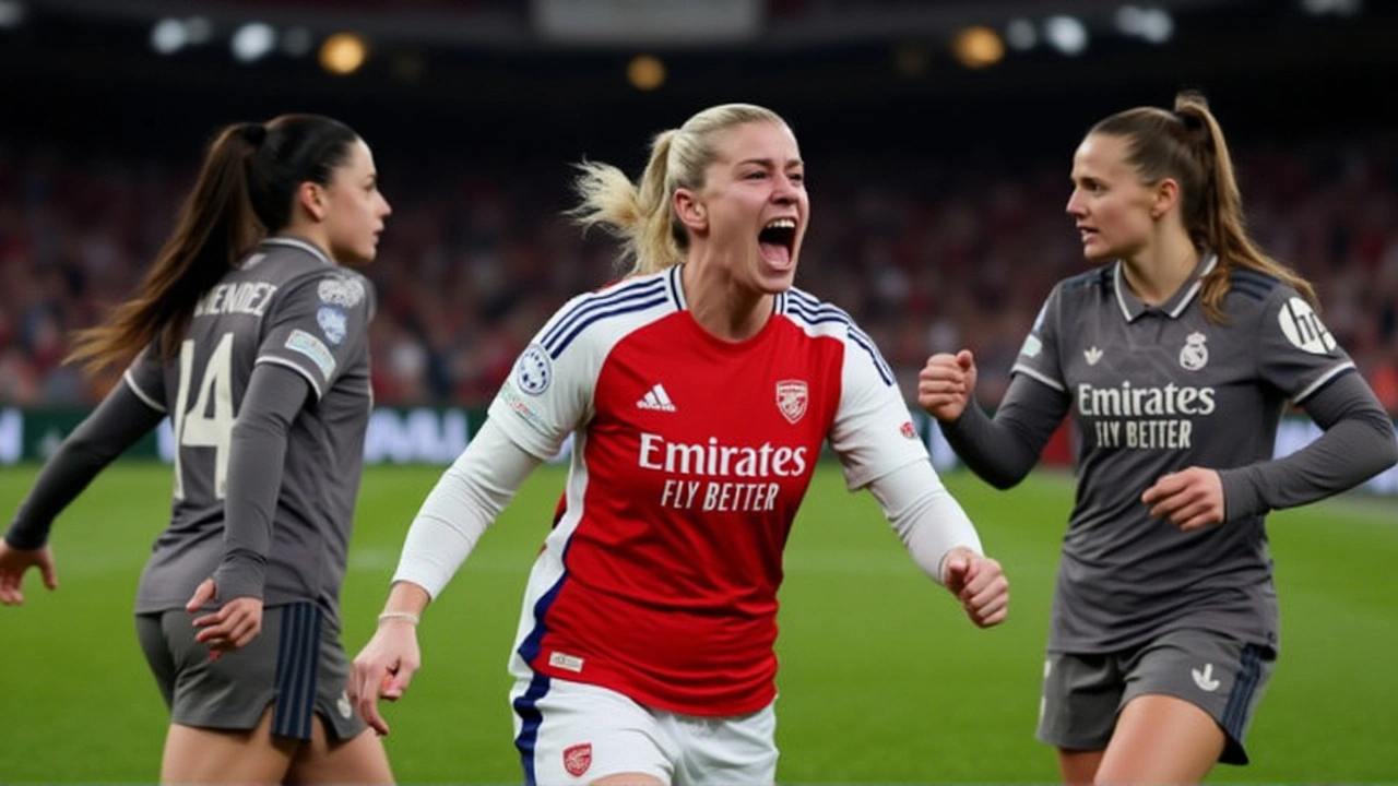 Arsenal elimina Real Madrid nas quartas da Champions Feminina