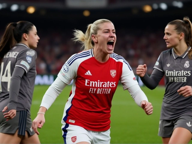 Arsenal elimina Real Madrid nas quartas da Champions Feminina