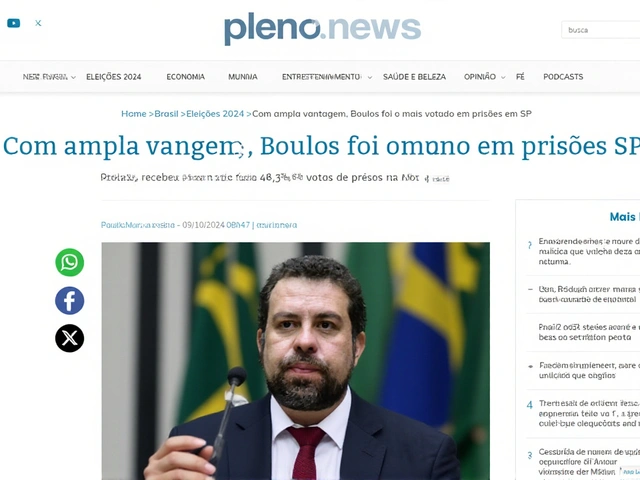 Boulos vence em presídios de SP com 48% nos votos válidos, mas Nunes é reeleito